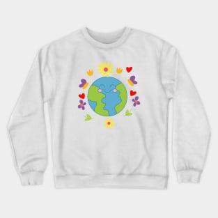 Adorable earth Crewneck Sweatshirt